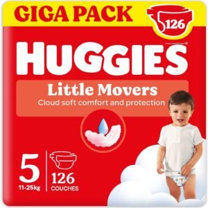 Huggies Ultra Comfort Babywindeln, Größe 5 (11-25 kg), 126 Stück (Verpackung kann variieren)
