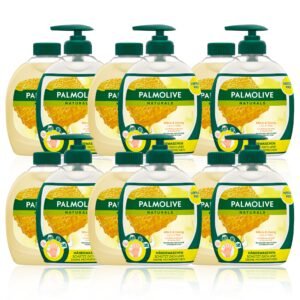 Palmolive Seife Naturals Milch und Honig 12er Pack (6x Flasche mit Pumpe und 6x Nachfüllflasche)