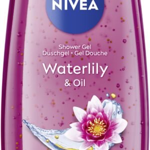 NIVEA Waterlily & Oil Duschgel, pH-hautneutrale Pflegedusche mit frischem Duft nach Wasserlilie, verwöhnende Dusche mit pflegenden ölperlen (250 ml)