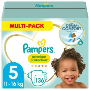 Pampers Premium Protection Gr.5 Junior 11-23kg MonatsBox