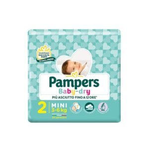 Pampers Babydry Flash Größe 2 Mini 3-6 kg • Inhalt: 24 Windeln