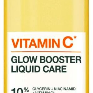 Garnier Vitamin C Glow Booster Liquid Care Gesichtsfluid, Toner mit Niacinamid & Salicylsäure für strahlenden & ebenmäßigen Teint, sofortiger Feuchtigkeits-Boost, vegan, 120ml