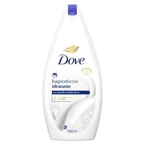 Dove Feuchtigkeitsspendendes Duschgel, Formel mit Dermo-natürlicher Feuchtigkeitspflege, mit 1/4 Feuchtigkeitscreme, dermatologisch getestet, Schaumbad für Damen und Herren, 100% recycelte Flasche*