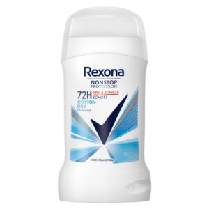 Rexona Nonstop Protection Deo Stick Cotton Dry Anti Transpirant mit 72 Stunden Schutz vor Schweiß und Körpergeruch 50 ml