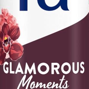 Fa Deospray Glamorous Moments (150 ml), Deo mit dem glamourösen Duft der schwarzen Orchidee, Deo ohne Aluminium für bis zu 48 h Deo-Schutz, hinterlässt keine Rückstände auf der Kleidung