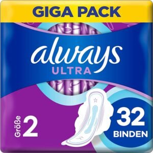 always Ultra Binde Long mit Flügeln Gigapack 32