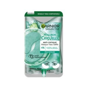 GARNIER Skin Active - Augen-Pflaster mit Gel. Hyaluron Cryo Jelly - gegen Müdigkeit & Erfrischung - Glycerin, Menthol & Hyaluronsäure - Vegan & Cruelty Free - müde Haut