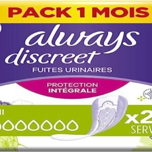 Always Diskrete Damenbinden für Blasenschwäche, klein, 200 Stück, 200 Damenbinden für Inkontinenz, saugfähig, 1 Monat