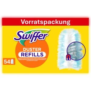 Swiffer Staubmagnet 3x18 Nachfülltücher, Fängt Und Schließt 3-mal Mehr Staub Und Haare Ein Als Herkömmliche Staubwedel