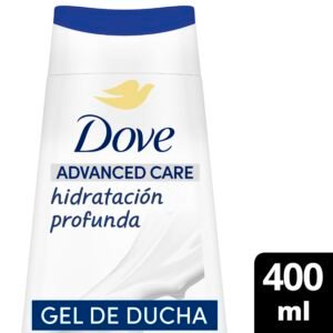 Dove Advanced Care Duschgel mit tiefer Feuchtigkeit, natürliche Feuchtigkeitscreme, 400 ml