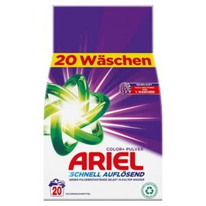 Ariel Color+ Pulverwaschmittel, Colorwaschmittel, 1.2 kg, 20 Waschladungen, Farbschutz