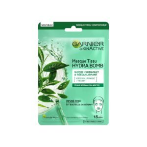 Garnier SkinActive - Hydra Bomb Stoffmaske, feuchtigkeitsspendend und ausgleichend, normale bis gemischte Haut