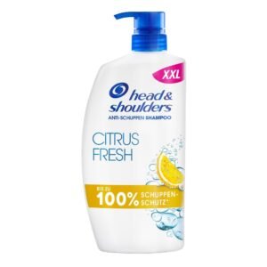 Head & Shoulders Citrus Fresh Anti-Schuppen-Shampoo für Fettiges Haar 800 ml Pumpspender, Bis zu 100 Prozent Schuppenschutz, Klinisch Getestet, Sauberes Frischegefühl mit Zitrusduft