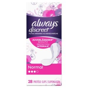 Always Discreet Inkontinenz-Slipeinlagen Normal 28, Bei Blasenschwäche