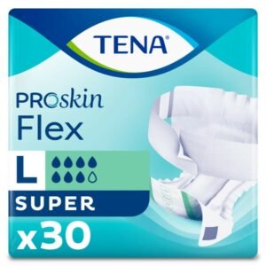 Tena - Tena Proskin Flex Super (groß) Inkontinenzunterlage - 30 Stück
