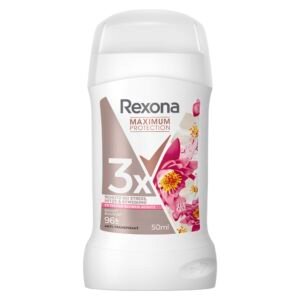 Rexona Women Maximum Protection Anti Transpirant Stick Bright Bouquet Deodorant mit 96 Stunden Schutz gegen starkes Schwitzen und Geruch mit 3x Schutz bei Stress, Hitze & Bewegung 50 ml