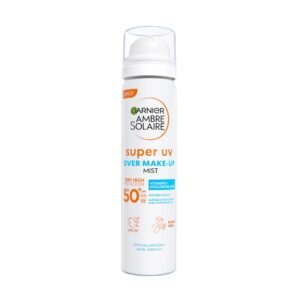 Garnier Ambre Solaire Super UV - Sofortiger Schutz-Sonnenspray für Gesicht und Hals - Schutz & gegen Verschmutzung - für alle Hauttypen - 75 ml