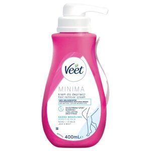 Enthaarungscreme crema depilatoria per pelli sensibili easy pump 400 ml