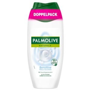 Palmolive Duschgel Naturals Sensitive 2x250ml - Cremedusche mit Feuchtigkeitsmilch