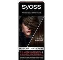 Syoss Permanent Coloration Haarfärbemittel, 4.1 Medium Braun 115 ml
