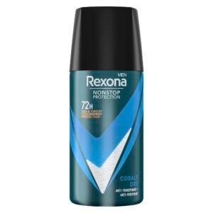Rexona Men Nonstop Protection Deospray Mini Cobalt Dry Antitranspirant mit 72 Stunden Schutz vor Schweiß und Körpergeruch 35 ml