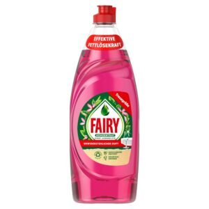 Fairy Ultra Konzentrat Pinke Jasminblüte Handgeschirrspülmittel 625ml Mit Effektiver Formel Für Perfekt Sauberes Geschirr, Beeindruckende Fettlösekraft