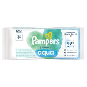 Pampers Aqua Harmonie Babytücher, 10 Stück