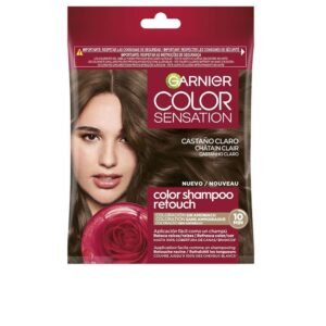 Garnier Color Shampoo Retouch Halbpermanente Haarfarbe, Hellbraun