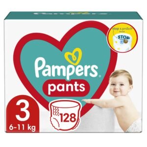 Pampers Pants Windelhose Größe 4 (9-15kg), Hund Patrol Edition, 72 Stück, mit Stopp & Protect Anti Auslauffunktion hinten