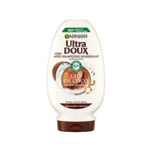 Garnier Ultra Sanfte Entwirrungspflege, pflegend, Coco Macadamia, 200 ml, Haarkonditioner für normales bis trockenes Haar