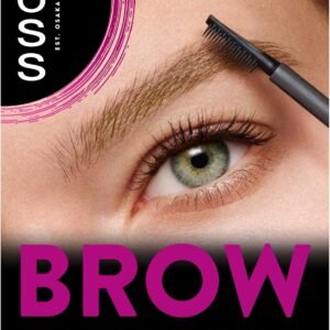Syoss Augenbrauen Kit Augenbrauenfarbe 6-1 Dunkelblond Stufe 3 (17 ml), Augenbrauen färben für einen natürlichen Look und ein langanhaltendes Ergebnis