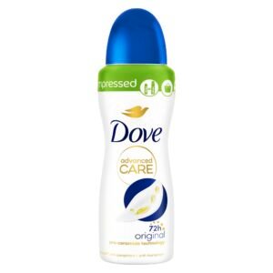 Dove Advanced Care Anti Transpirant Deo-Spray Original Compressed schützt 72 Stunden vor Körpergeruch und Achselnässe mit Skin Hydration Technology 100 ml