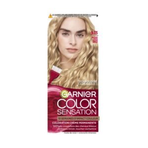 Garnier Color Sensation Haarfarbe, sehr helles Blond Beige 9.13, permanente Creme-Färbung, für alle Haartypen, Farbe bis zu 10 Wochen & deckt weißes Haar 100% ab