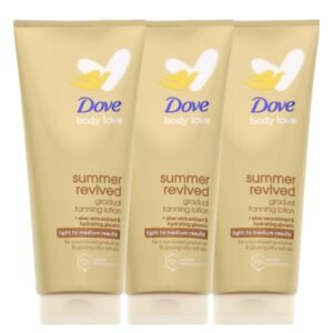 3x Dove Summer Revived Self Tan Bodylotion je 200ml Light to Medium