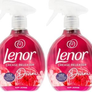 Lenor Crease Release Divine Rubin-Jasmin, 2 x 500 ml, entfernt Falten Eisen