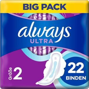 always Ultra Binde Long mit Flügeln BigPack 22