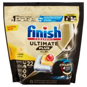 Finish Ultimate Plus All In One Lemon Spülmaschinentabs 22 Waschgänge 268,4 g