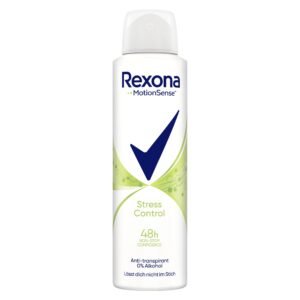 Rexona MotionSense Deo Spray Stress Control Anti-Transpirant mit 48 Stunden Schutz gegen Körpergeruch und Achselnässe 150 ml 3 Stück