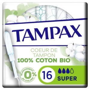 Tampax Cotton Protection Super Stempel mit Applikatoren, 16er Pack