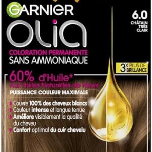 GARNIER Coloration Olia n° 6.0 châtain tres clair