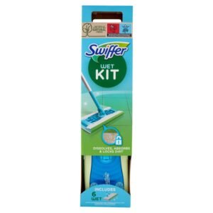 Swiffer Besen, Starthilfe, 1 Besen, 6 Feuchttücher