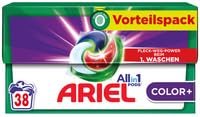 Ariel Waschmittel Pods All-in-1, Waschmittel 19 Waschladungen, Color+, Kraftvolle Fleckenentfernung in nur 1 Waschgang