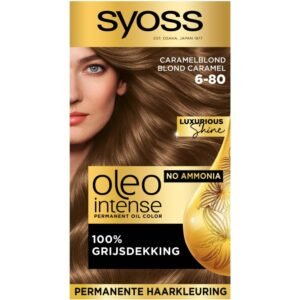 Syoss Color Oleo Intense 6-80 caramel blond haarverf - 1set