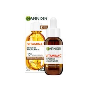 Garnier Anti-Flecken-Nachtserum mit 10% reinem Vitamin C, klinisch getestete Ergebnisse bei dunklen Flecken, stumpfer Haut und feinen Linien