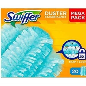 Swiffer Staubmagnet-Tücher, Mega Nachfüllpack, 1er Pack (1 x 20 Stück)