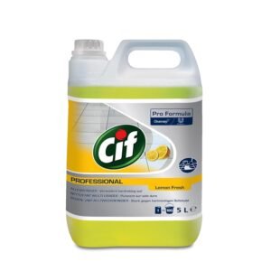 Cif Professional Allzweckreiniger Zitrus - Zuverlässige Reinigung für gründliche Sauberkeit, professionelle Ergebnisse mit erfrischendem Zitrusduft, 5L Kanister