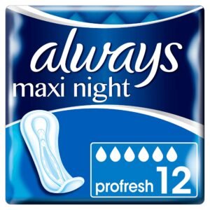 Always Maxi Night ProFresh Binden ohne Flügel, 12 Stück