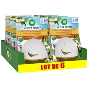 Air Wick 6 x Continus Active Fresh Duftspender Vanille 75 ml