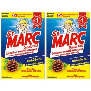 St Marc Mehrzweckwaschmittel mit Kiefernharz, 2 Packungen à 1,4 kg