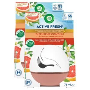 AIRWICK 2 Stück Continu Active Fresh Grapefruit Diffuser Flasche mit 75 ml